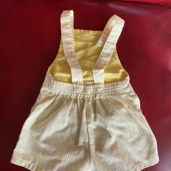 Vintage JC Penneys Turtle Toddle Time Size 1/2 Yellow One Piece Romper Jumpsuit - Picture 4 of 10